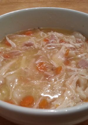 A picture of Chicken Dumpling Soup.