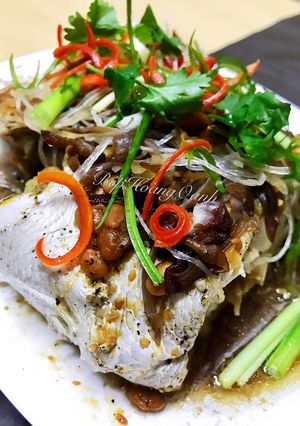 Hình của món Cá Sửu Chưng Tương.