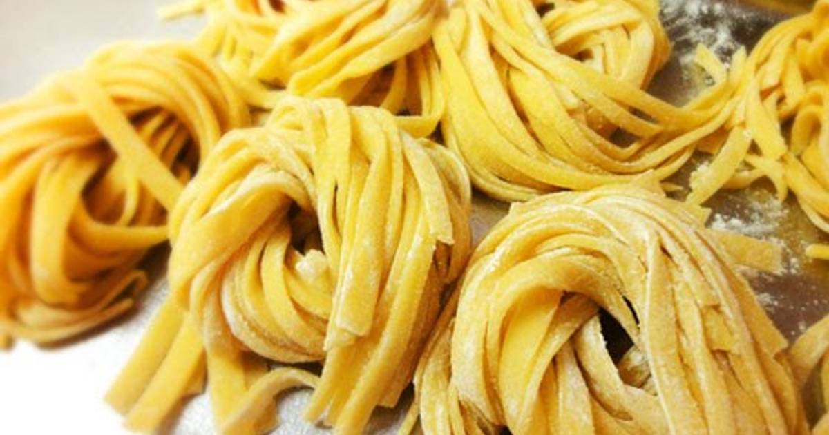 Handmade Fresh Pasta with Leftover Egg Yolks (in a bread maker) Recipe