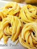 Handmade Fresh Pasta with Leftover Egg Yolks (in a bread maker)