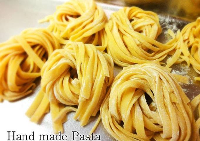 Handmade Fresh Pasta with Leftover Egg Yolks (in a bread maker)