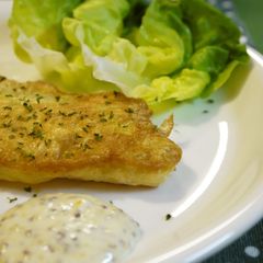 A picture of Light and Fluffy Cheese-Fried Tonguefish.