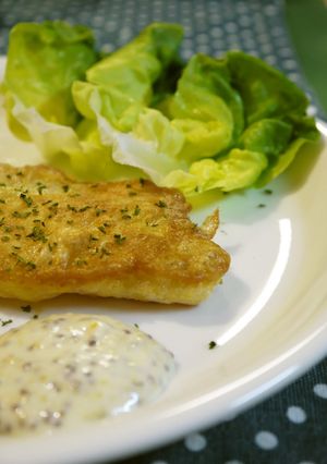 A picture of Light and Fluffy Cheese-Fried Tonguefish.