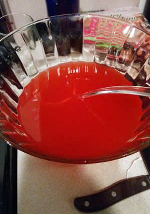 A picture of New years punch.