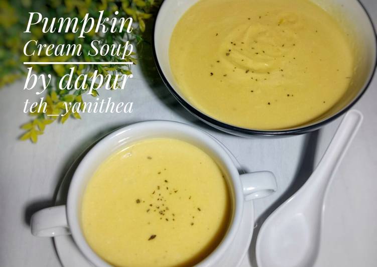 Pumpkin Cream Soup AKA Sup Cream Labu Kuning
