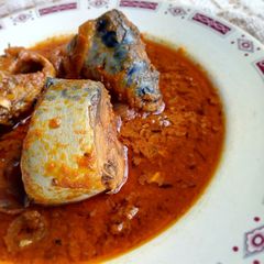 A picture of Mackerel Fish Stew.