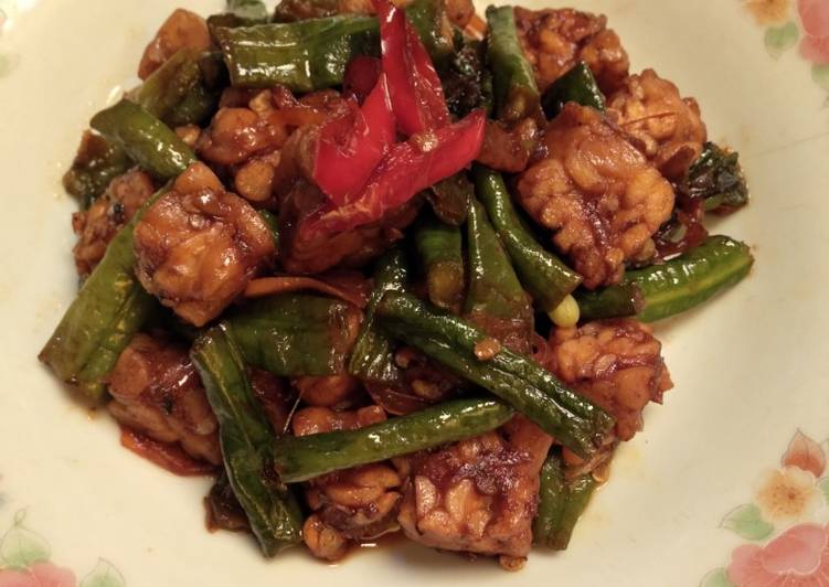 Tumis Tempe Kacang Panjang