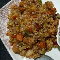 A picture of Sabudane ki khichdi.