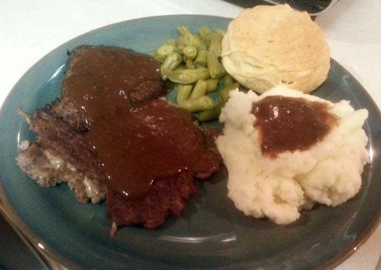 Recipe of Homemade Salisbury Steak