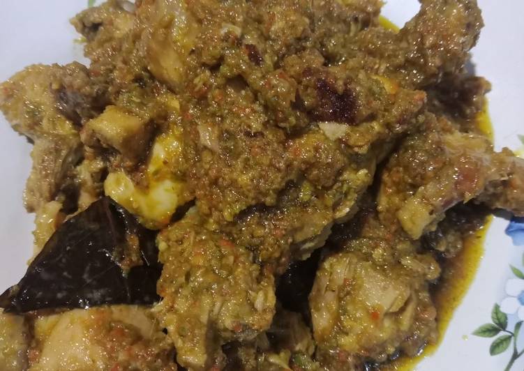 Cara Gampang mengolah Ayam rica bumbu ijo ala mely yang Bisa Manjain Lidah