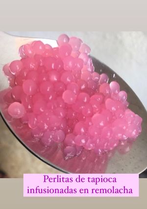Una foto de Perlitas de tapioca