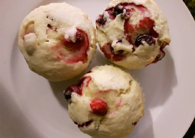 Steps to Prepare Super Quick Homemade Cranberry Almond Muffins