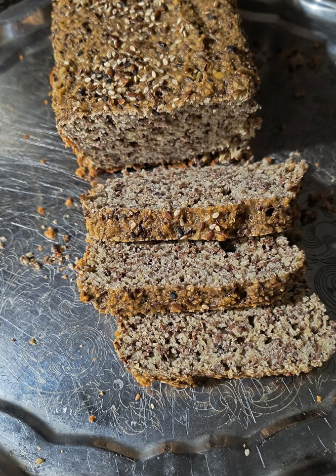 Una foto de Pan de lentejas proteico low carb