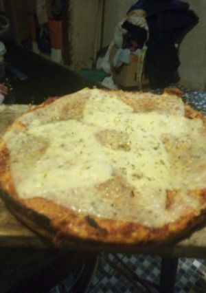 Una foto de Pizza