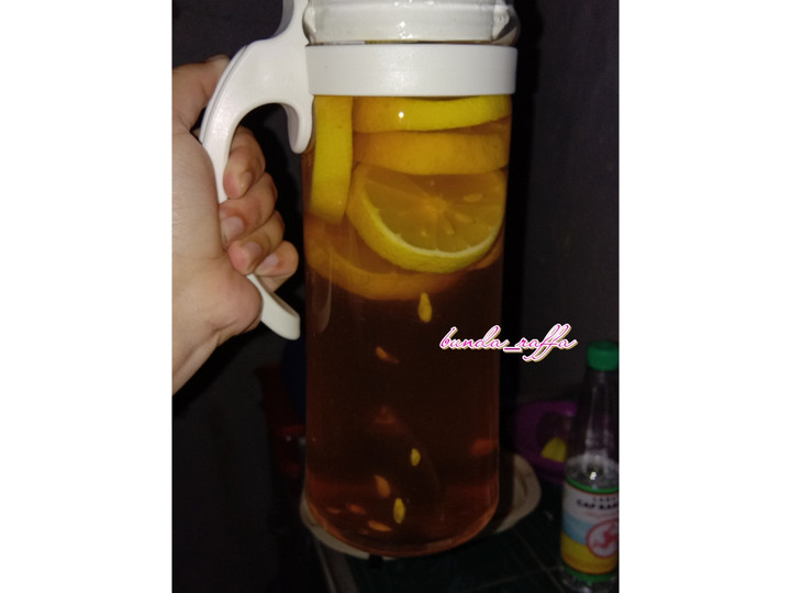 Ini dia! Resep memasak Lemon tea madu  nagih banget