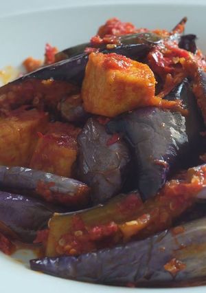 Foto resep balado terong dan tahu