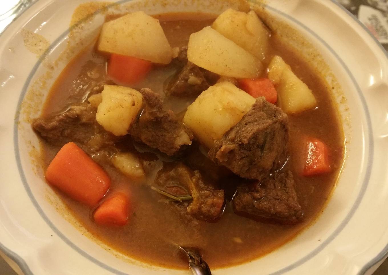 Five Spice Braised Beef with Daikon and Carrot