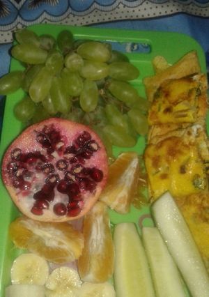 A picture of Velentineday healthy breakfast.