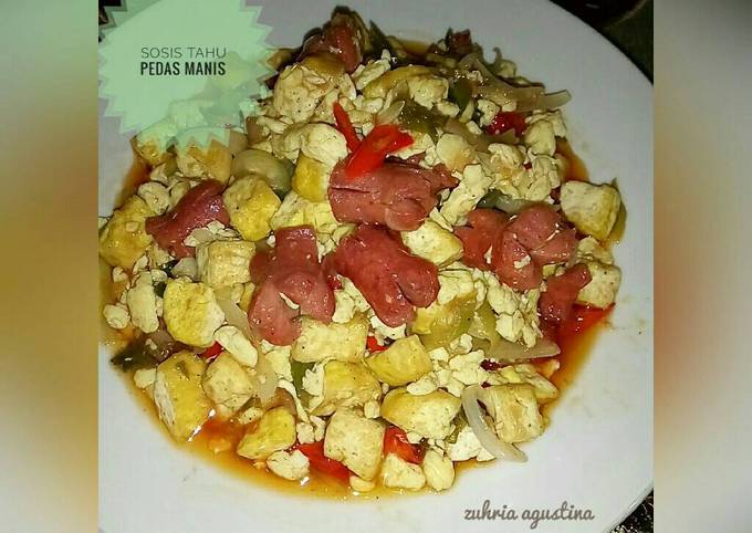 Resep Sosis Tahu Pedas Manis Oleh Zuhria Agustina Cookpad