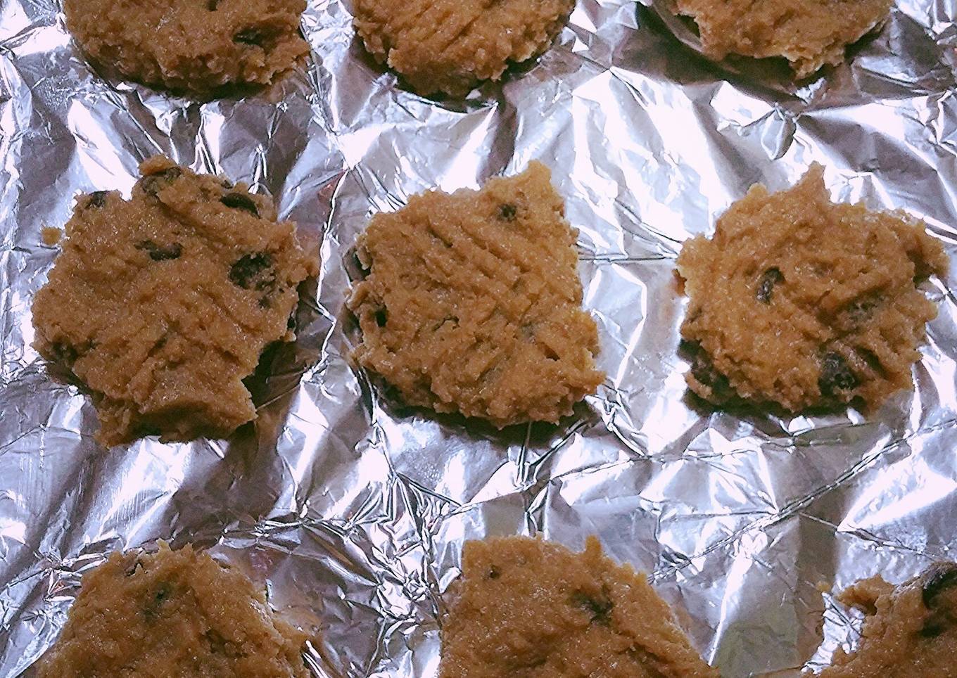 Wheat peanut butter cookies