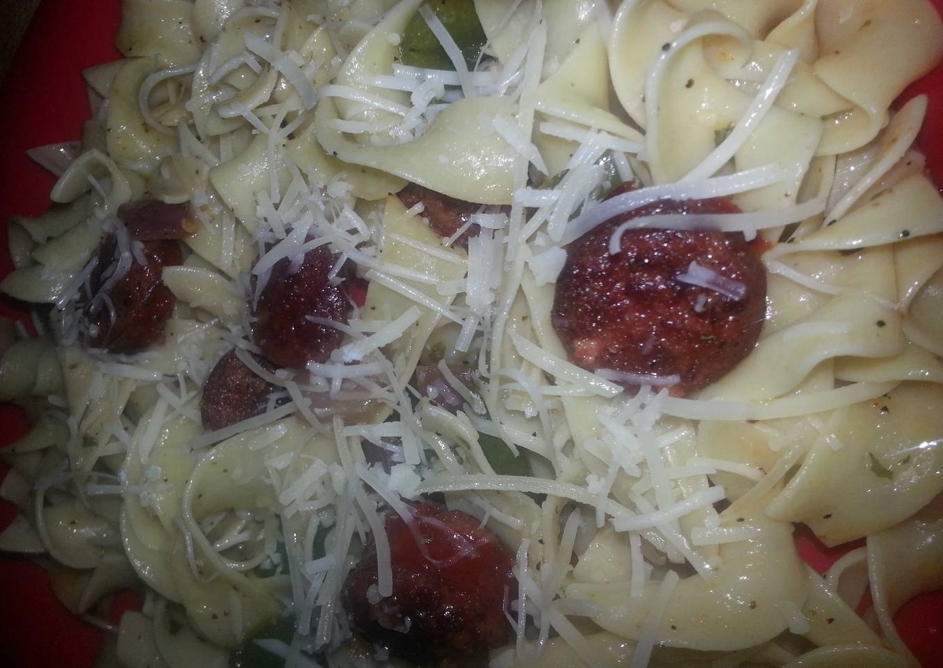 Hot sauce with sausage