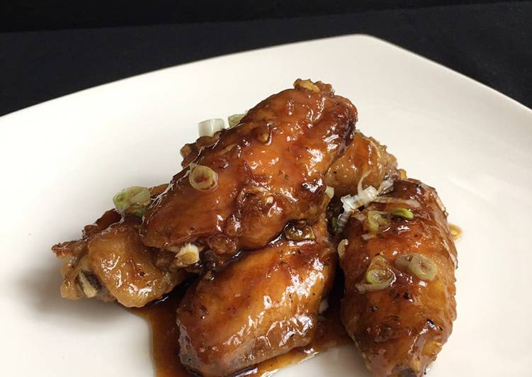 Resep Honey and Soy Chicken Wings Anti Gagal