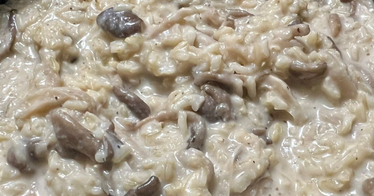 Resep Creamy Mushroom Risotto Enak, Praktis, dan Mudah Dibuat - foto hasil masakan