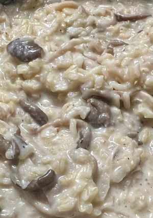 A picture of Creamy Mushroom Risotto.