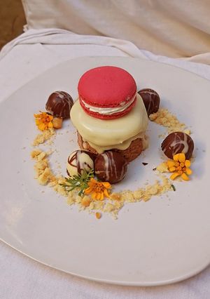Una foto de Mousse de chocolate