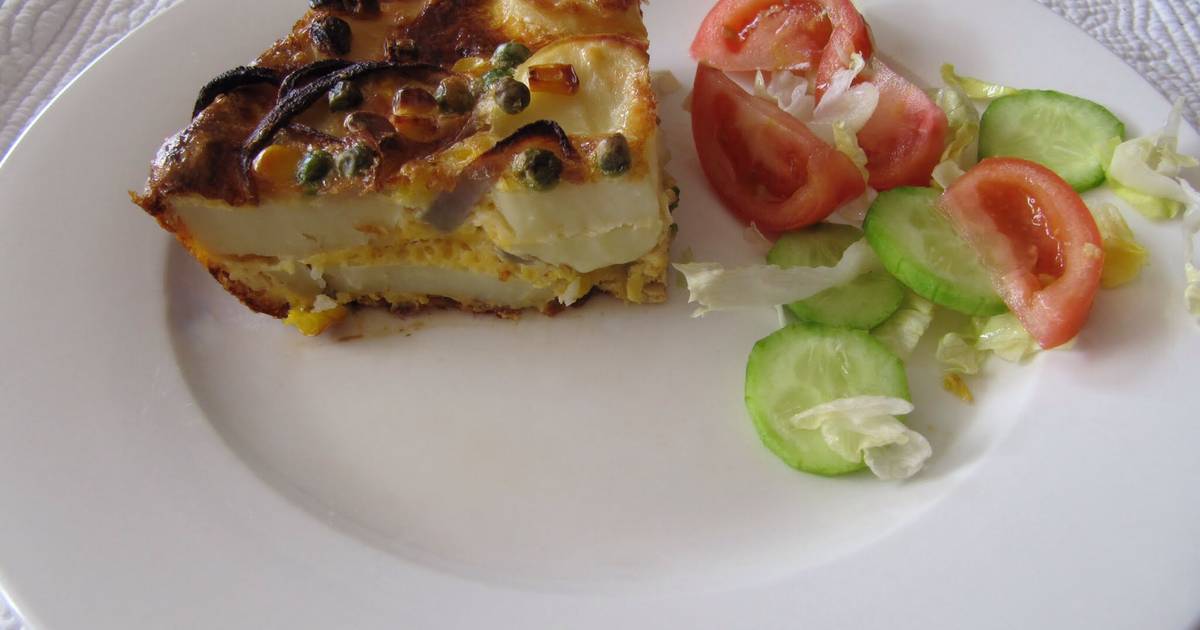 Baked Potato Omelette Recipe by Joanne Cain Cookpad
