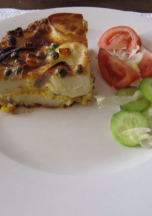 A picture of Baked Potato Omelette.