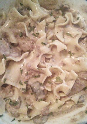 A picture of Jenny's Crock Pot Beef Stroganoff.
