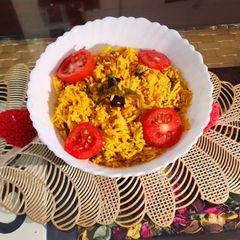 A picture of Tomato pulav.