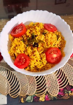 A picture of Tomato pulav.