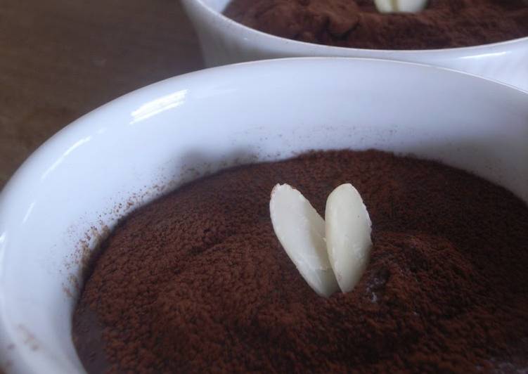 Steps to Prepare Quick Chocolate Mousse with Brown Rice Amazake