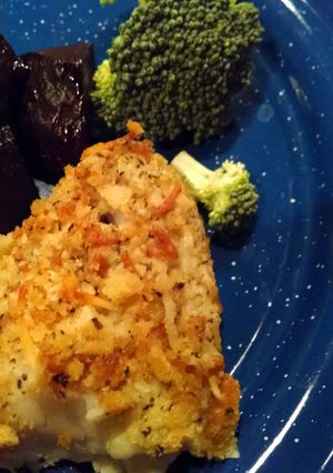A picture of Baked Walleye.