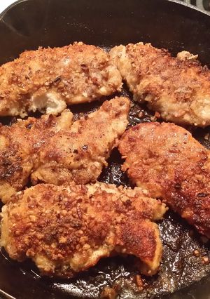 A picture of TX's Style ~ Pecan Crusted Chicken Tenders.