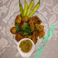 A picture of Makke ka dhokla.