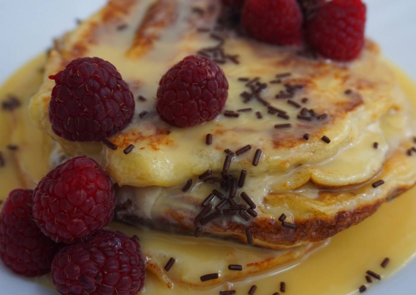 Tarta de tortitas americanas