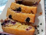 Budín saludable de arándanos
