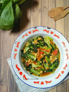 Foto resep Tumis Pokcoy Telur