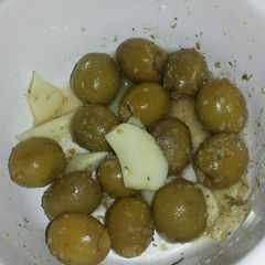A picture of Marinated Olives.