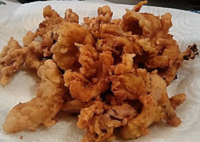 Wasabi fried calamari