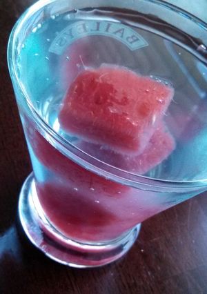 A picture of Blue Little Hugs Barrel Cocktail.