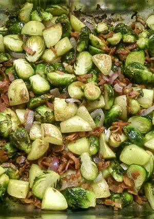 A picture of Roasted Brussels Sprouts.