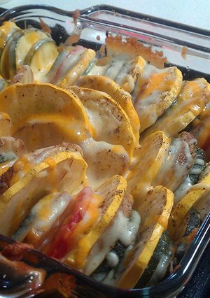 A picture of Vegetable Tian.