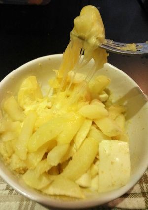 Foto resep Kentang goreng triple cheese