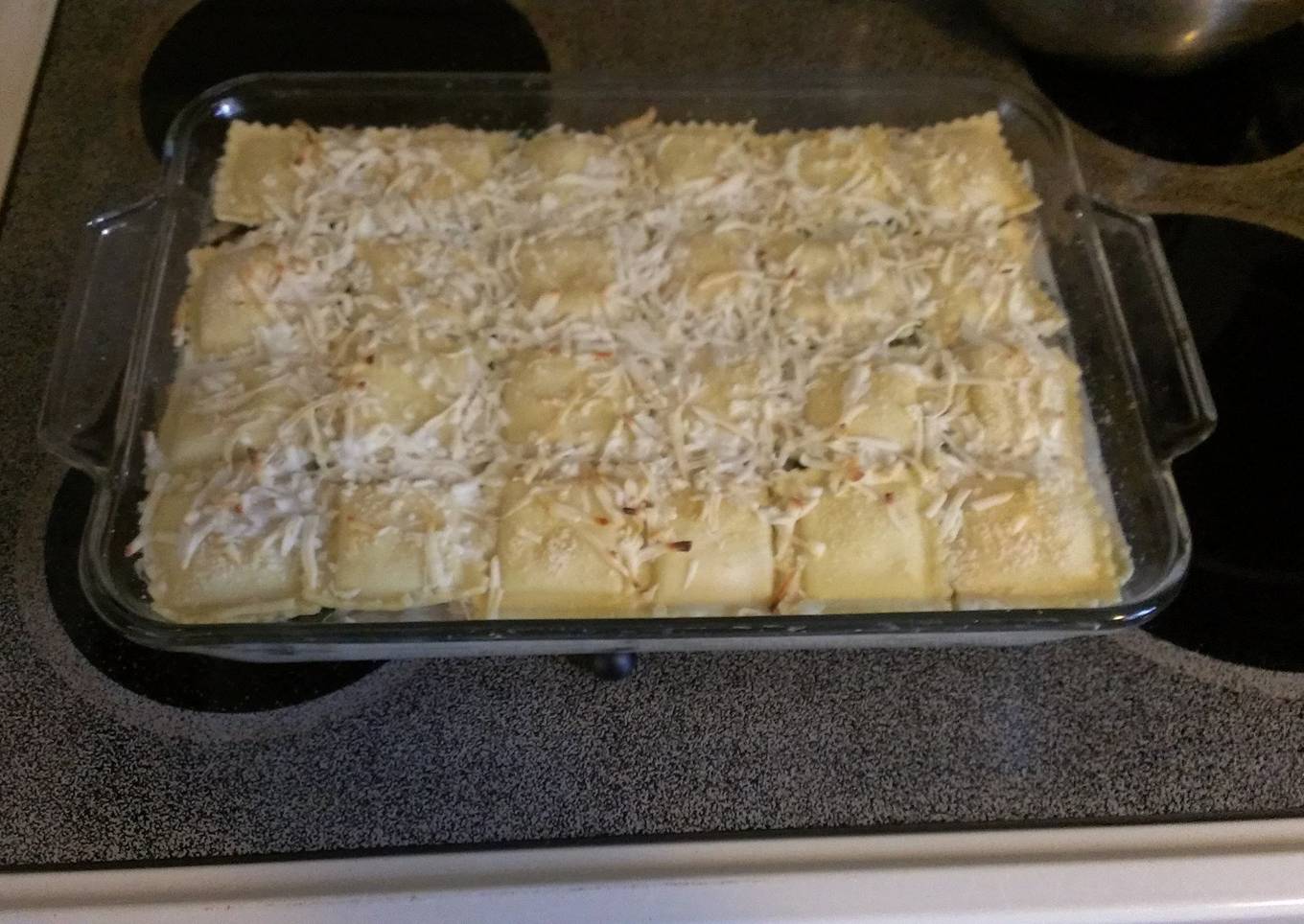 Shortcut white chicken lasagna