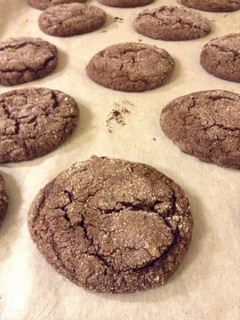 A picture of chocolate choco chip cookie.