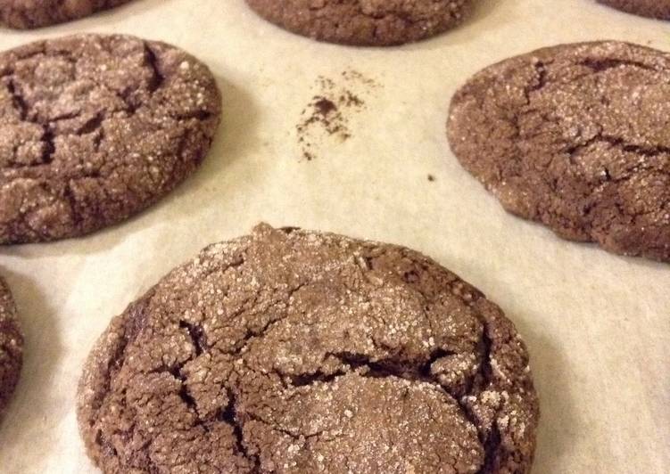 Steps to Cook Super Quick chocolate choco chip cookie